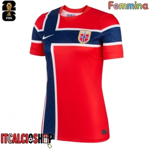 Norvegia Prima Maglia Femmina Mondiali 2026 Manica Corta